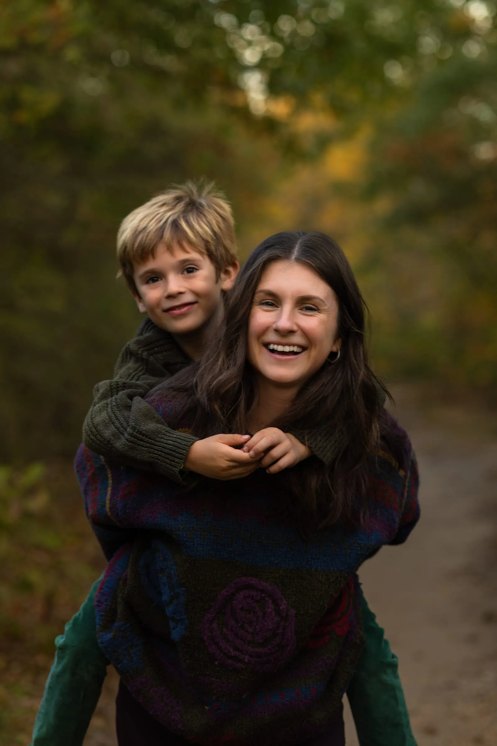 Fall Family Session with Three Kids